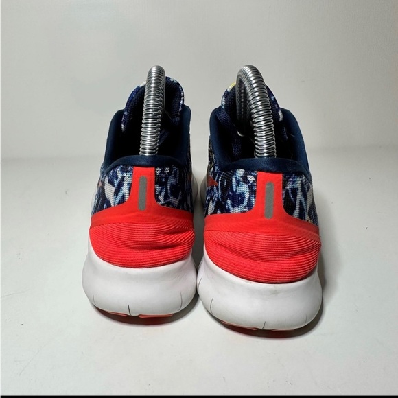 Nike Free Womens Running Shoes Size 6.5 RN 849810-406 Blue Mesh Trail 21 Box 7 - Picture 6 of 8